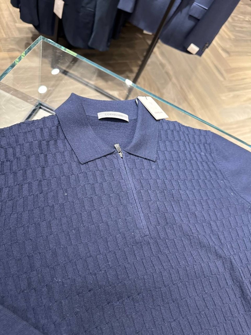 CORNELIANI T-shirt and Polo side view - Men's luxury Clothes