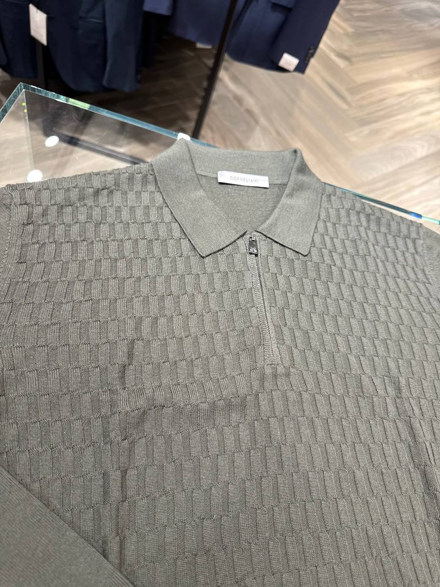 CORNELIANI T-shirt and Polo side view - Men's luxury Clothes