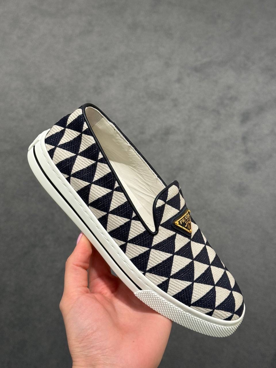 PRADA Moccasins side view - Women's luxury Shoes