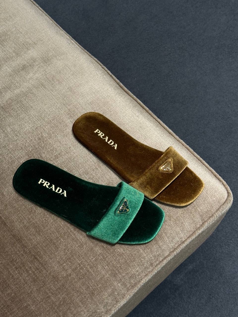 PRADA Slides front view - Women's luxury Shoes