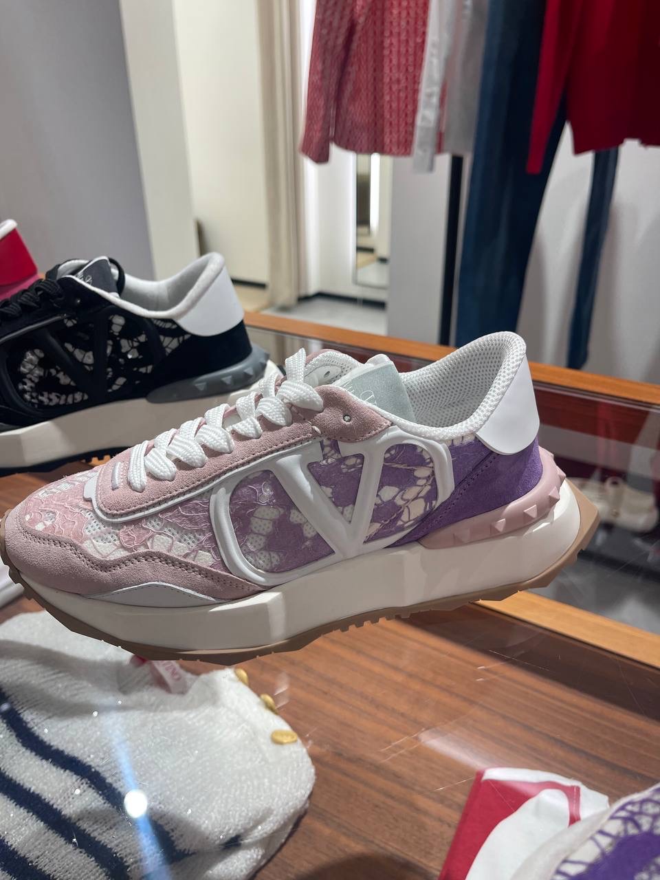 VALENTINO GARAVANI Sneakers side view - Women's luxury Shoes