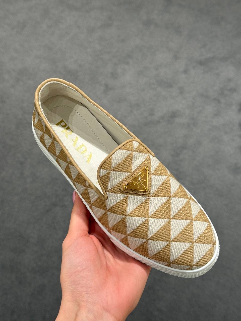 PRADA Moccasins side view - Women's luxury Shoes