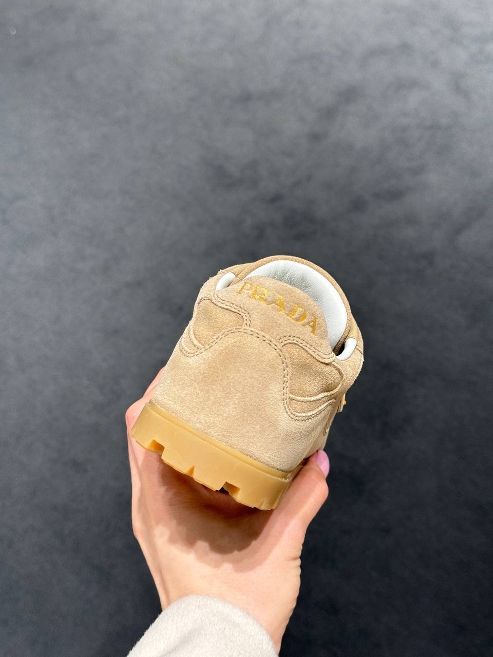 PRADA Sneakers side view - Women's luxury Shoes