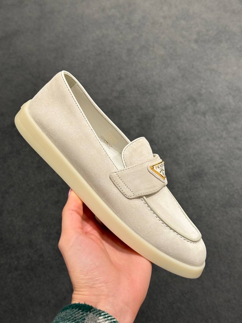 PRADA Moccasins side view - Women's luxury Shoes