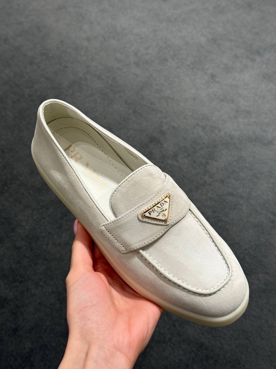 PRADA Moccasins front view - Women's luxury Shoes