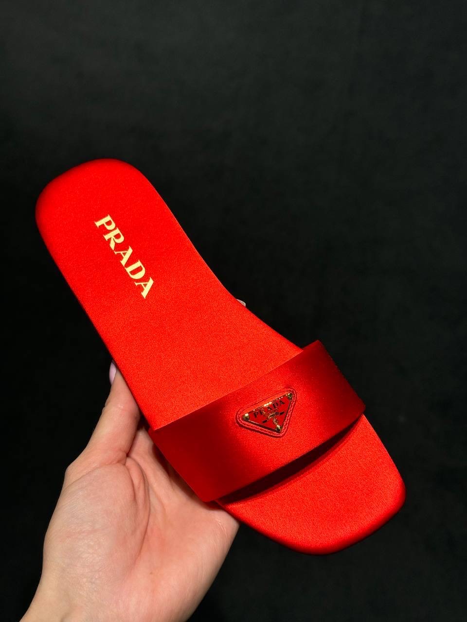PRADA Slides front view - Women's luxury Shoes
