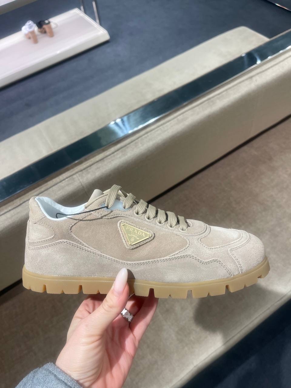 PRADA Sneakers front view - Women's luxury Shoes