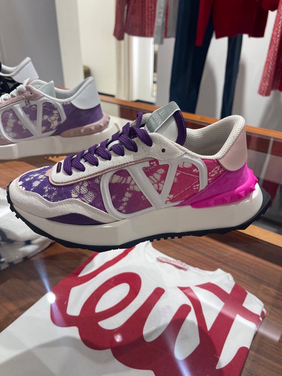 VALENTINO GARAVANI Sneakers side view - Women's luxury Shoes
