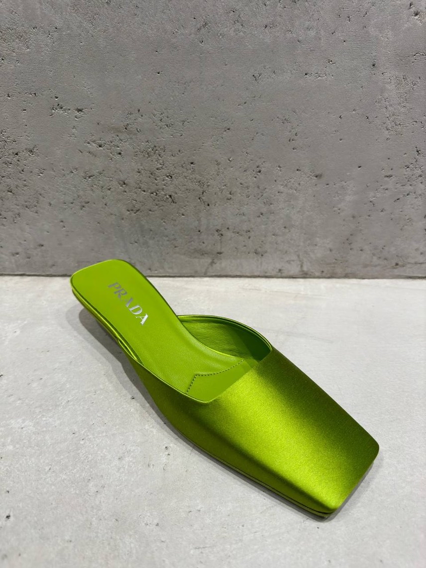 PRADA Slides front view - Women's luxury Shoes