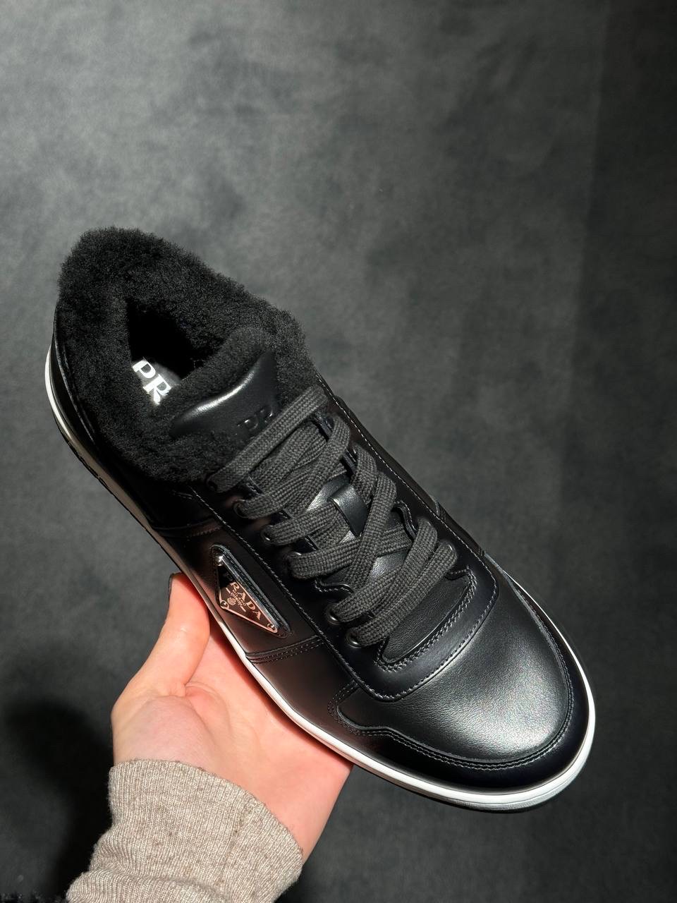 PRADA Sneakers side view - Men's luxury Shoes