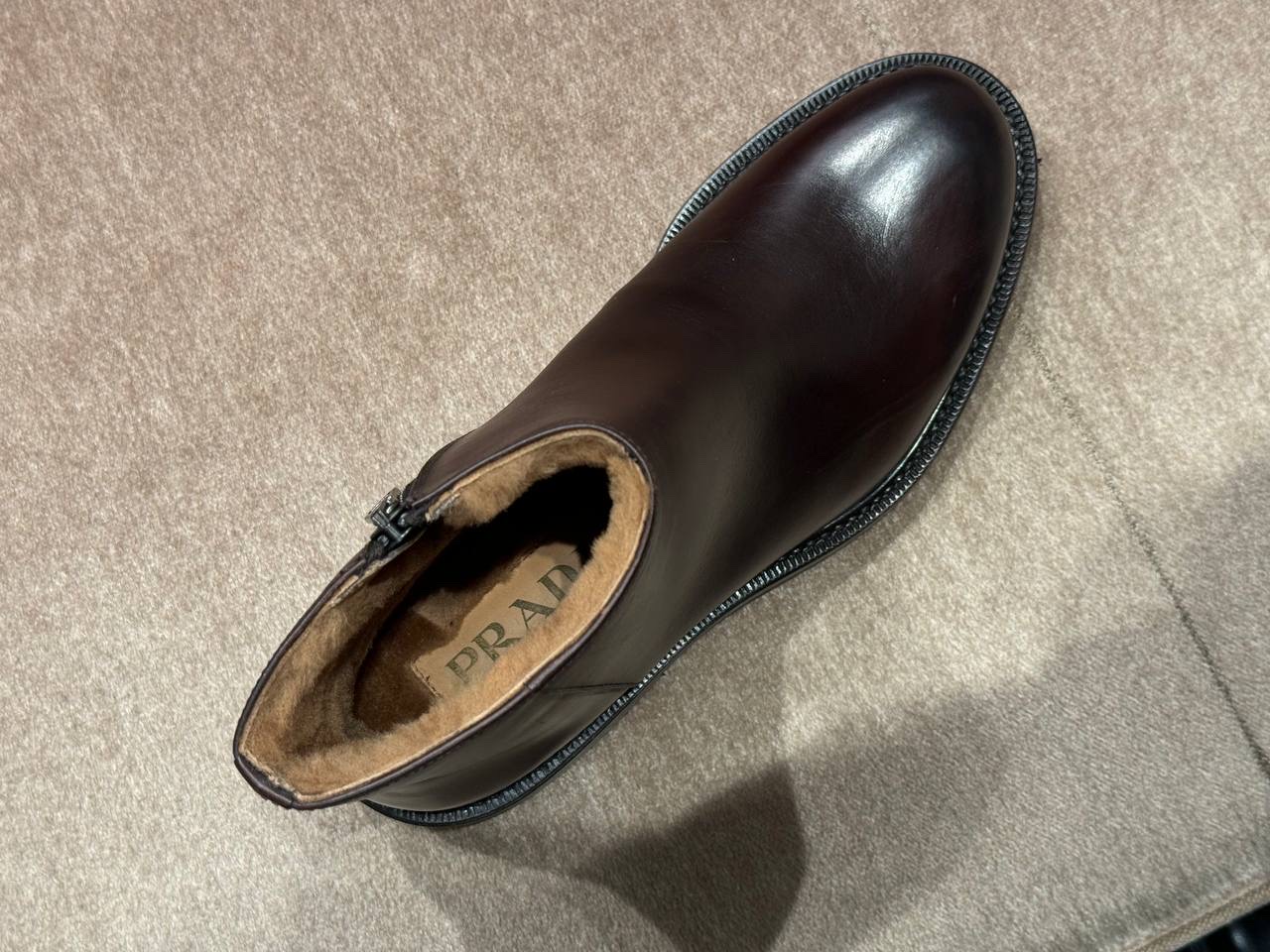 PRADA Boots side view - Men's luxury Shoes