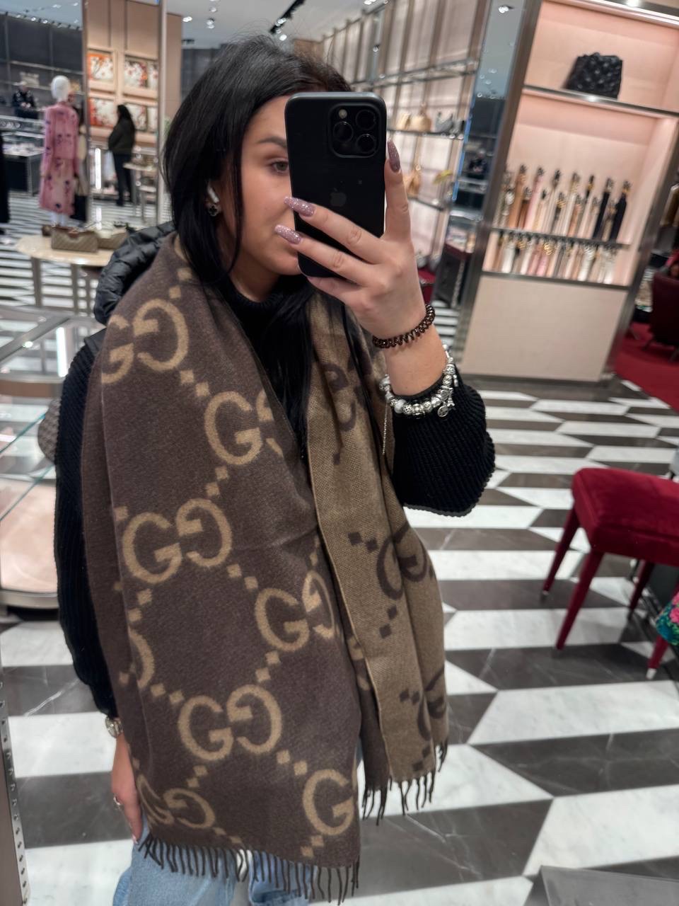 GUCCI Scarves side view - Women's luxury Accessories