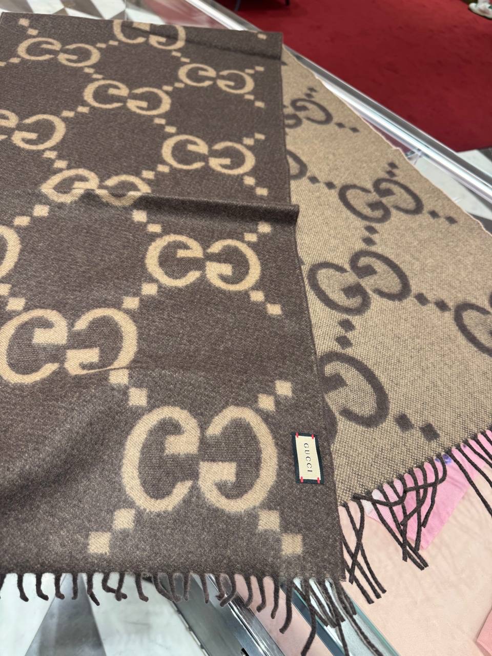 GUCCI Scarves side view - Women's luxury Accessories