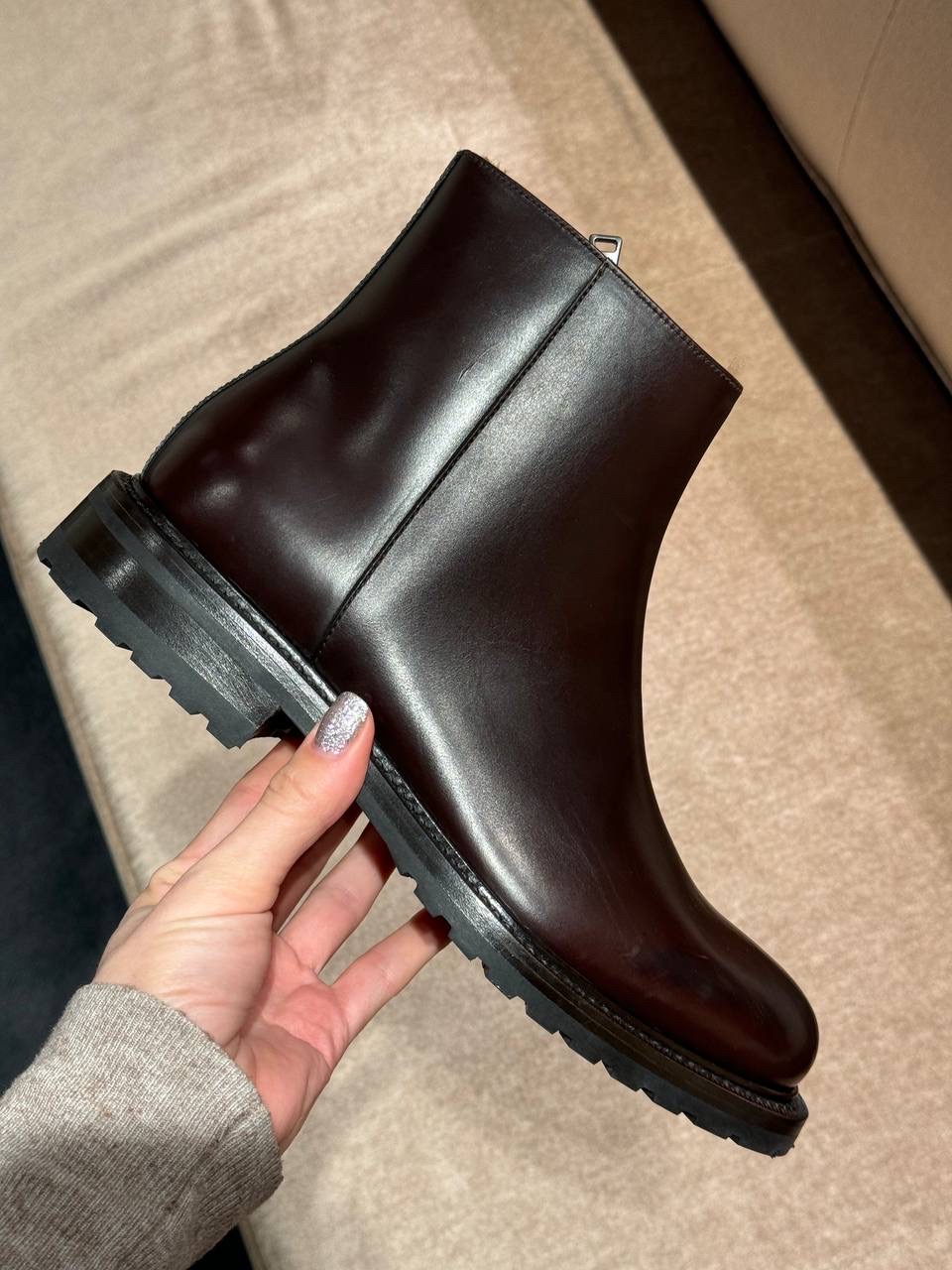 PRADA Boots front view - Men's luxury Shoes