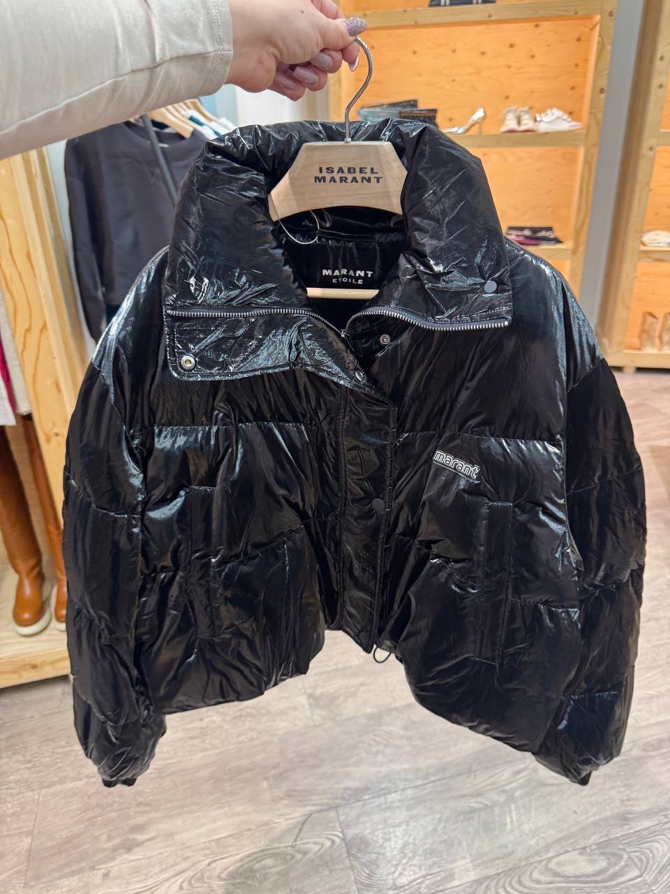 ISABEL MARANT Down jacket front view - Women's luxury Clothes