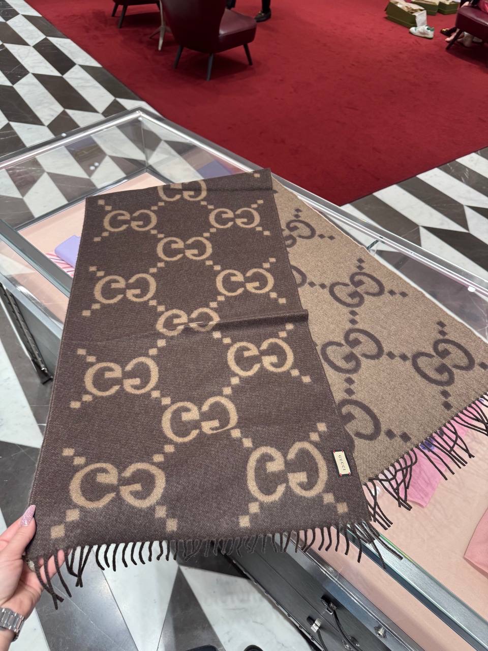 GUCCI Scarves side view - Women's luxury Accessories