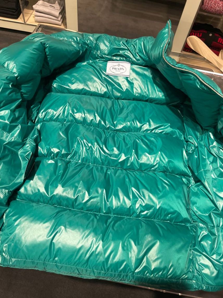 PRADA Down jacket side view - Women's luxury Clothes