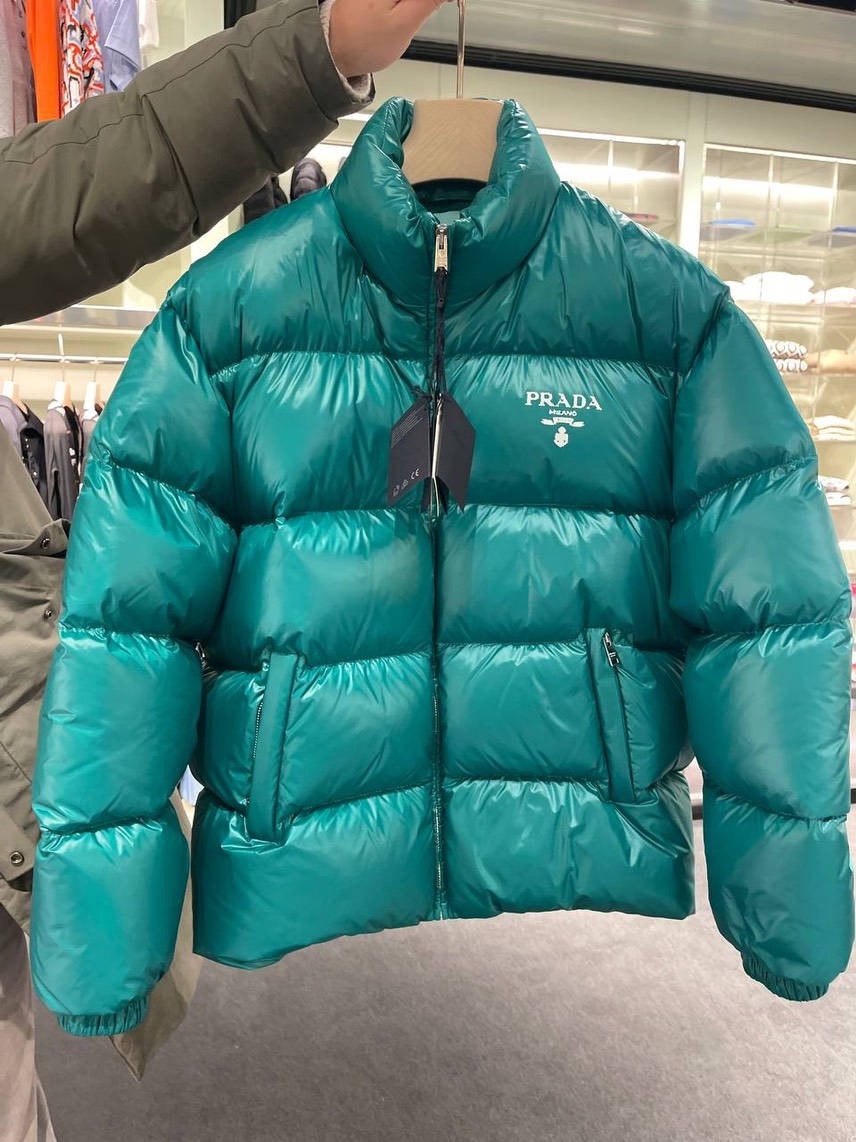 PRADA Down jacket front view - Women's luxury Clothes
