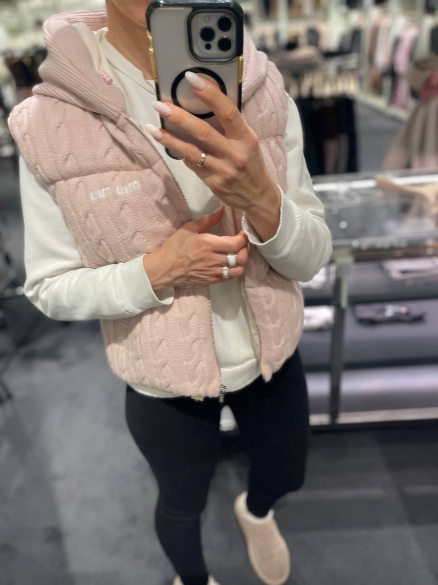 MIU MIU Gilets side view - Women's luxury Clothes