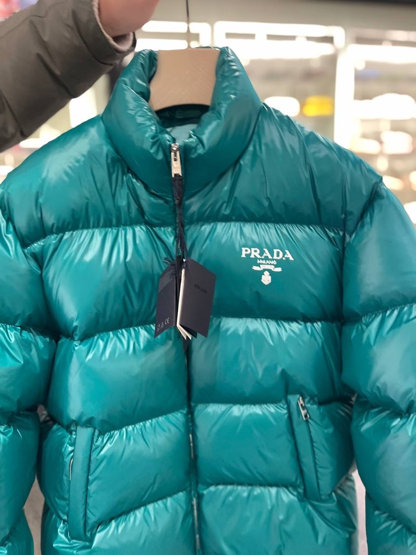 PRADA Down jacket side view - Women's luxury Clothes