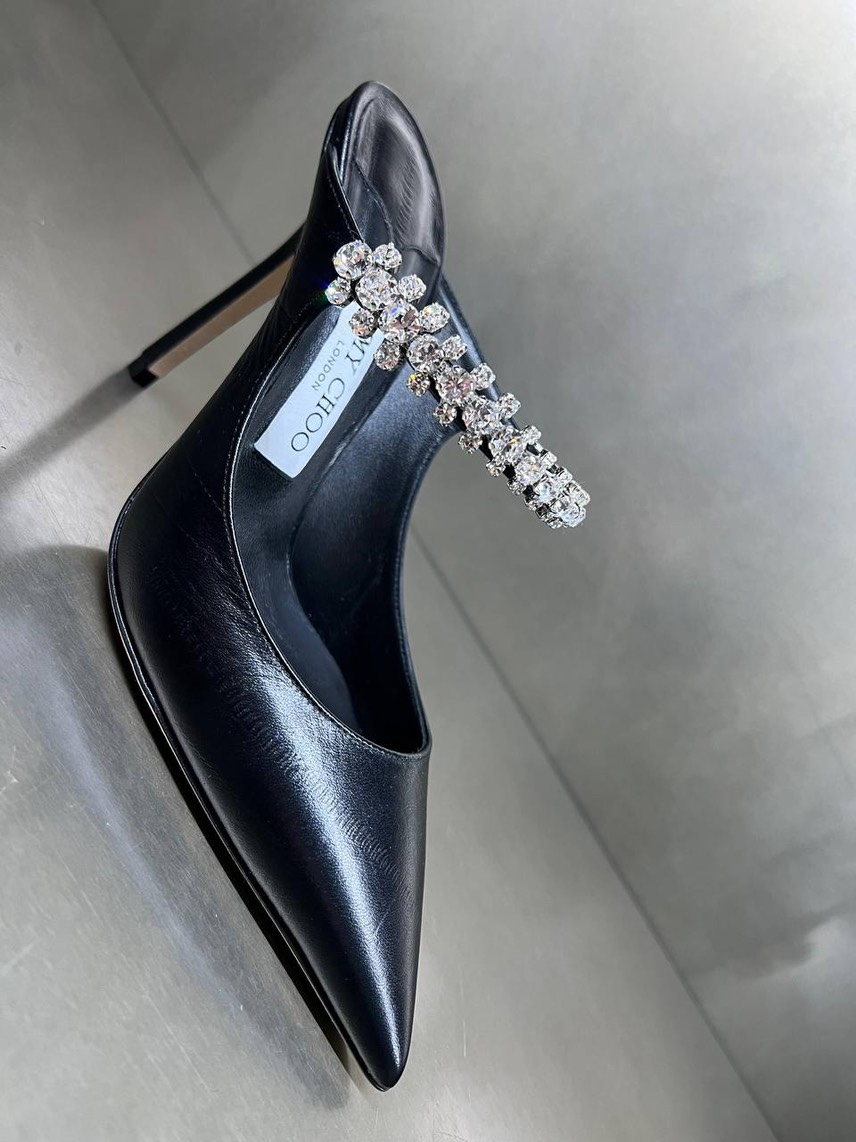 JIMMY CHOO Mules side view - Women's luxury Shoes