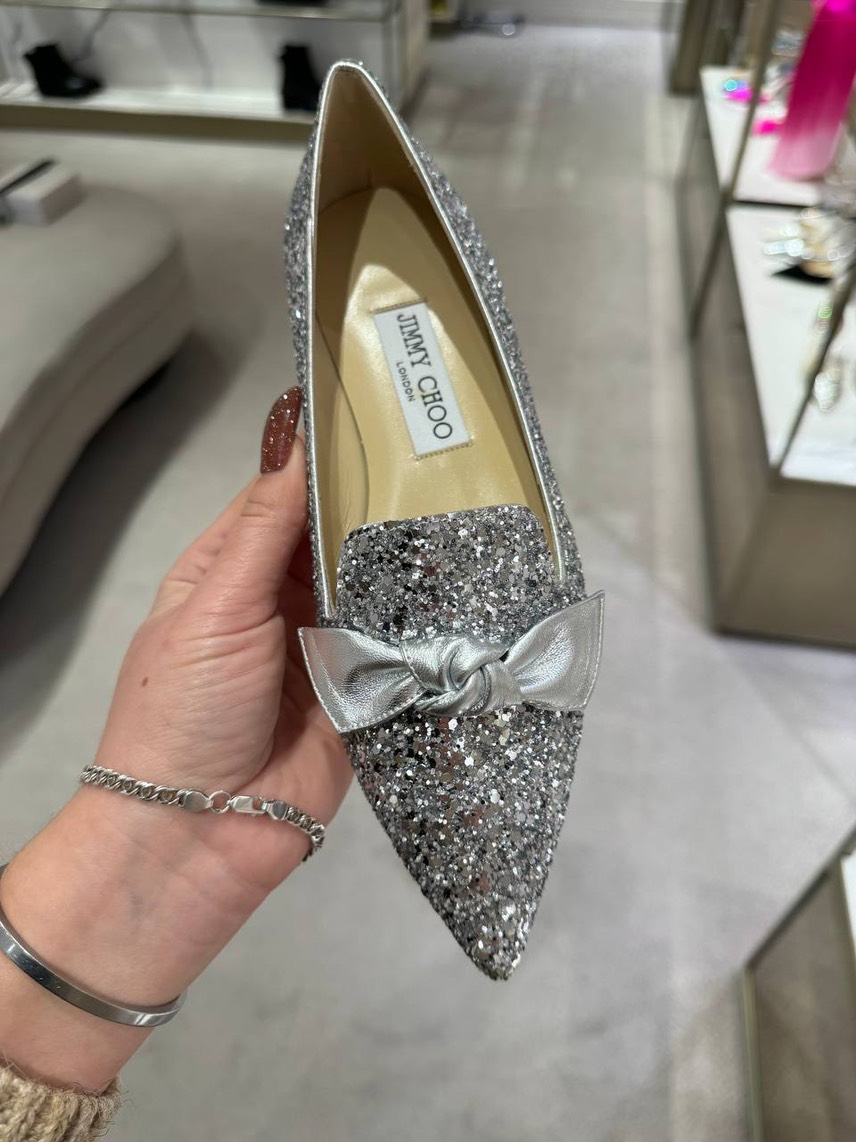 JIMMY CHOO Ballerinas side view - Women's luxury Shoes