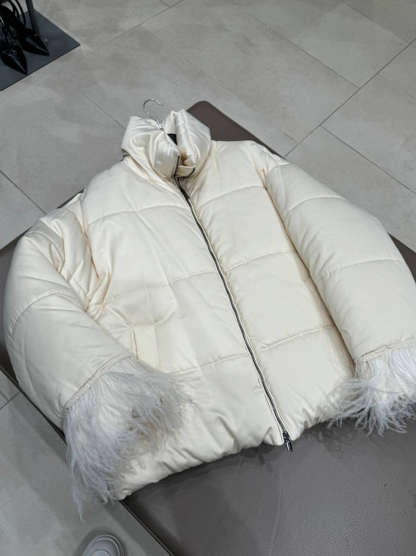 PESERICO Down jacket front view - Women's luxury Clothes