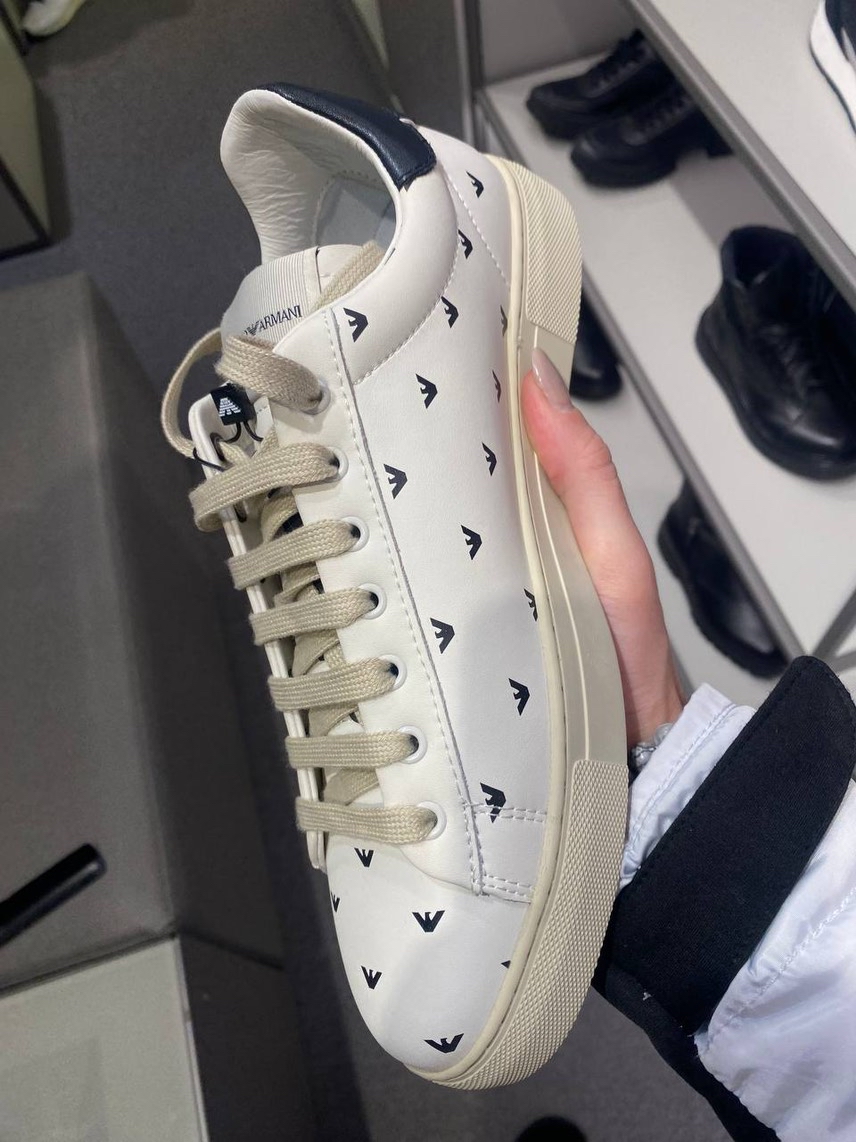 EMPORIO ARMANI Sneakers side view - Men's luxury Shoes