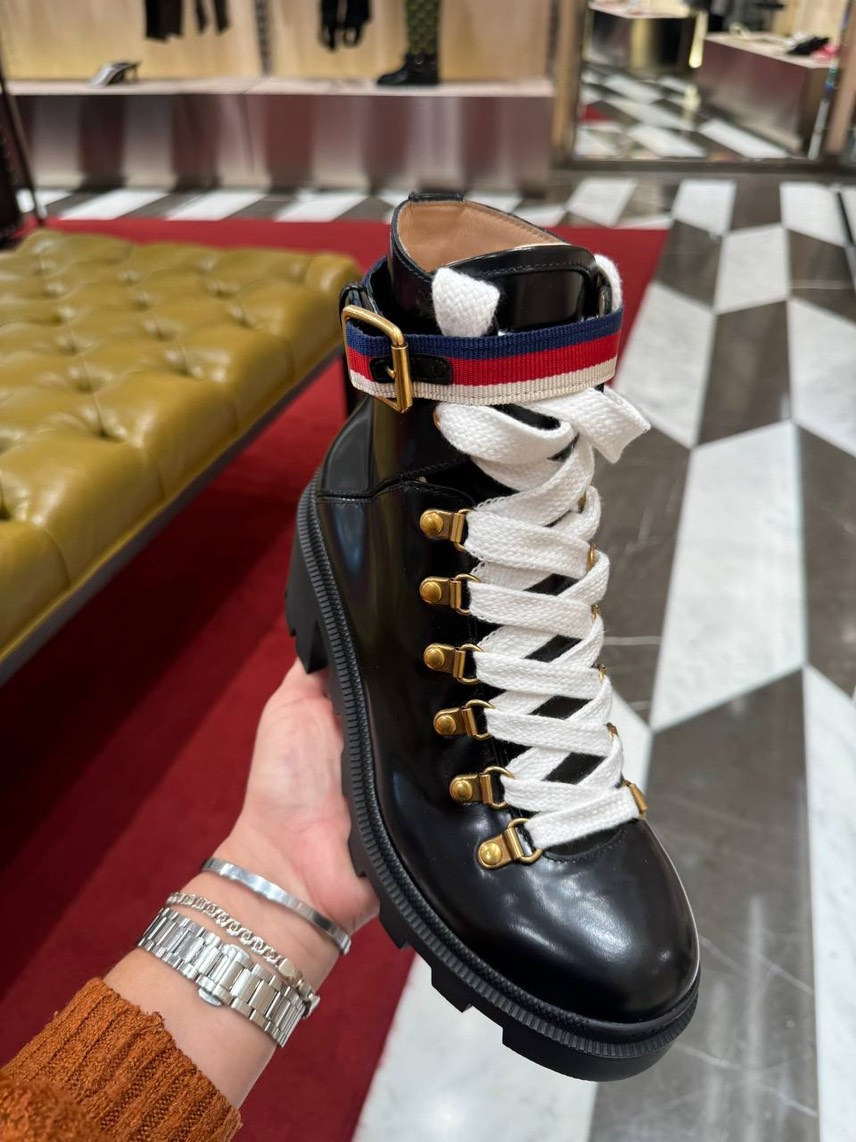 GUCCI Boots side view - Women's luxury Shoes