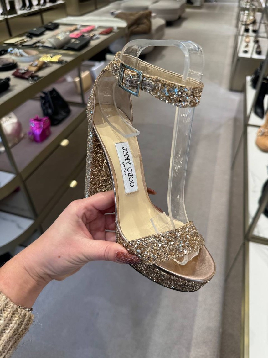 JIMMY CHOO Sandals side view - Women's luxury Shoes