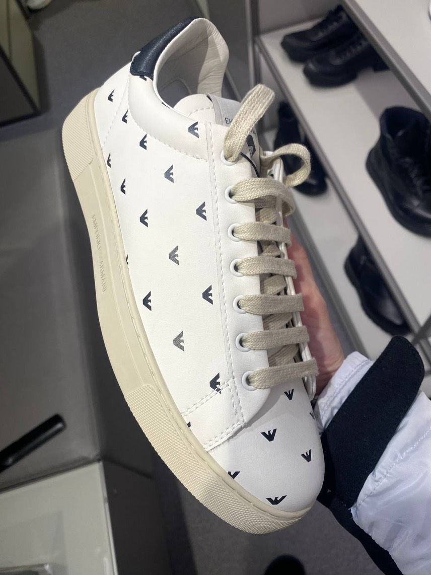 EMPORIO ARMANI Sneakers front view - Men's luxury Shoes