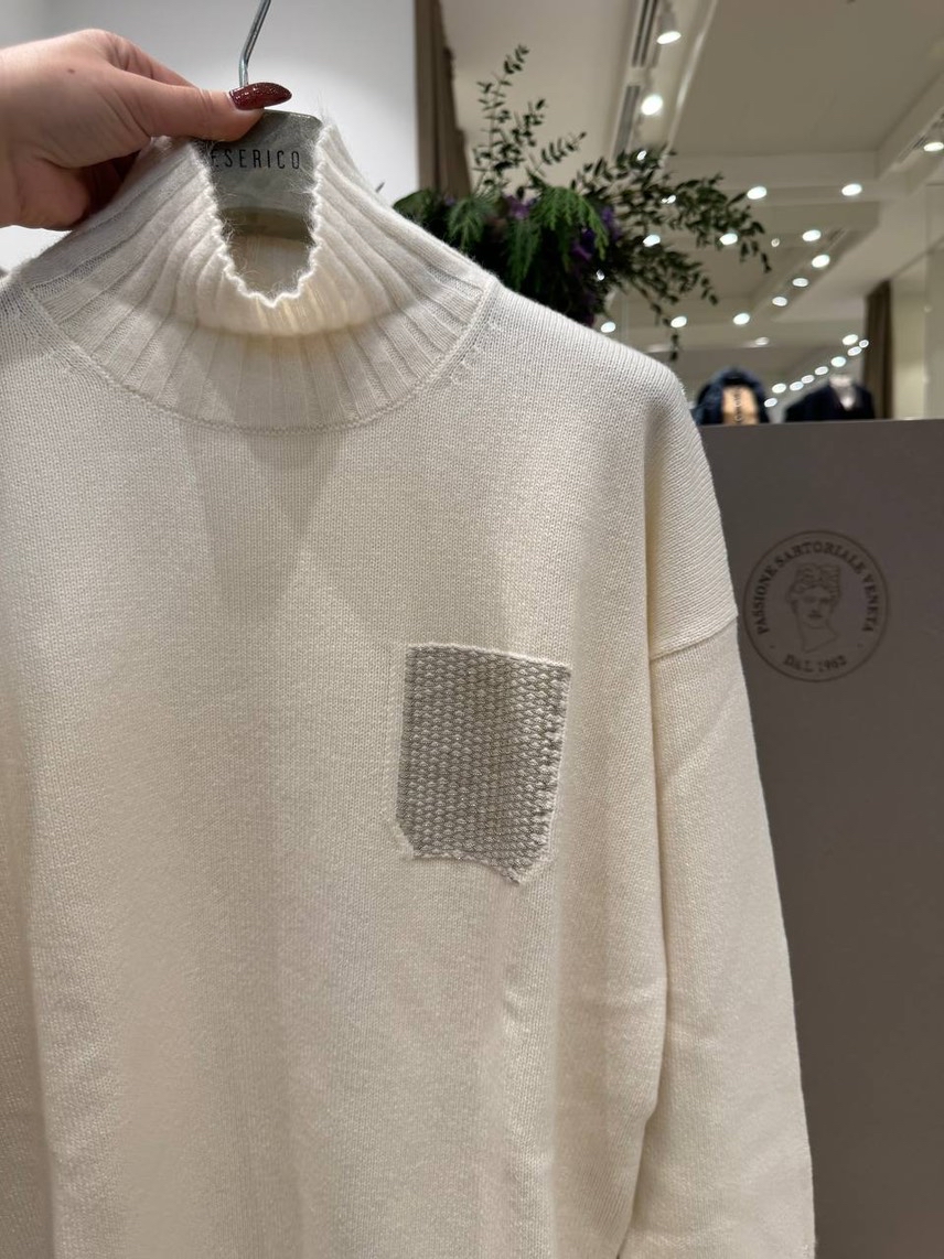 PESERICO Knitwear side view - Women's luxury Clothes