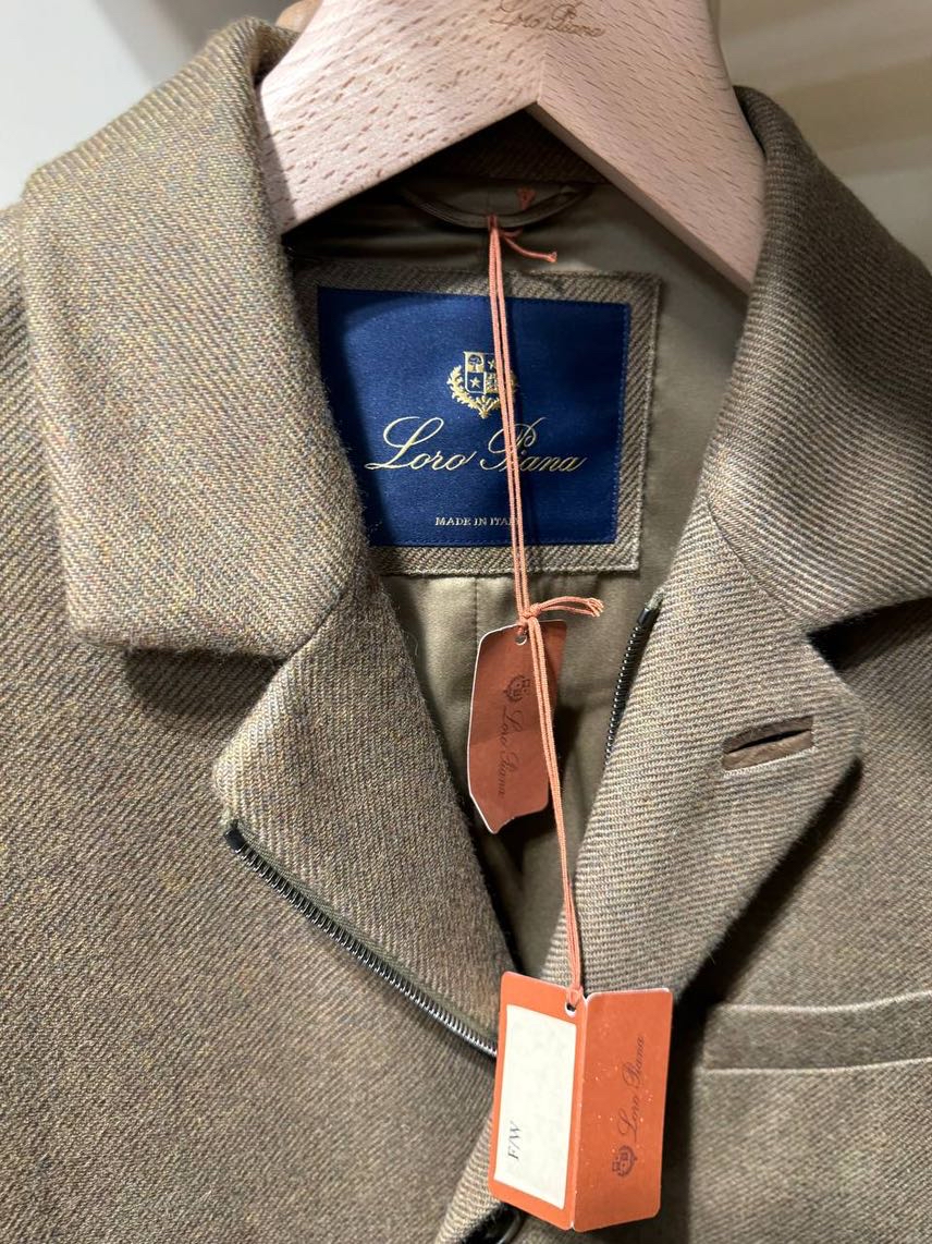 LORO PIANA Coats side view - Men's luxury Clothes