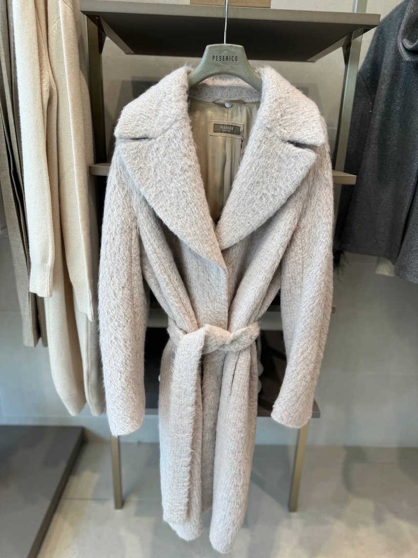 PESERICO Coats front view - Women's luxury Clothes