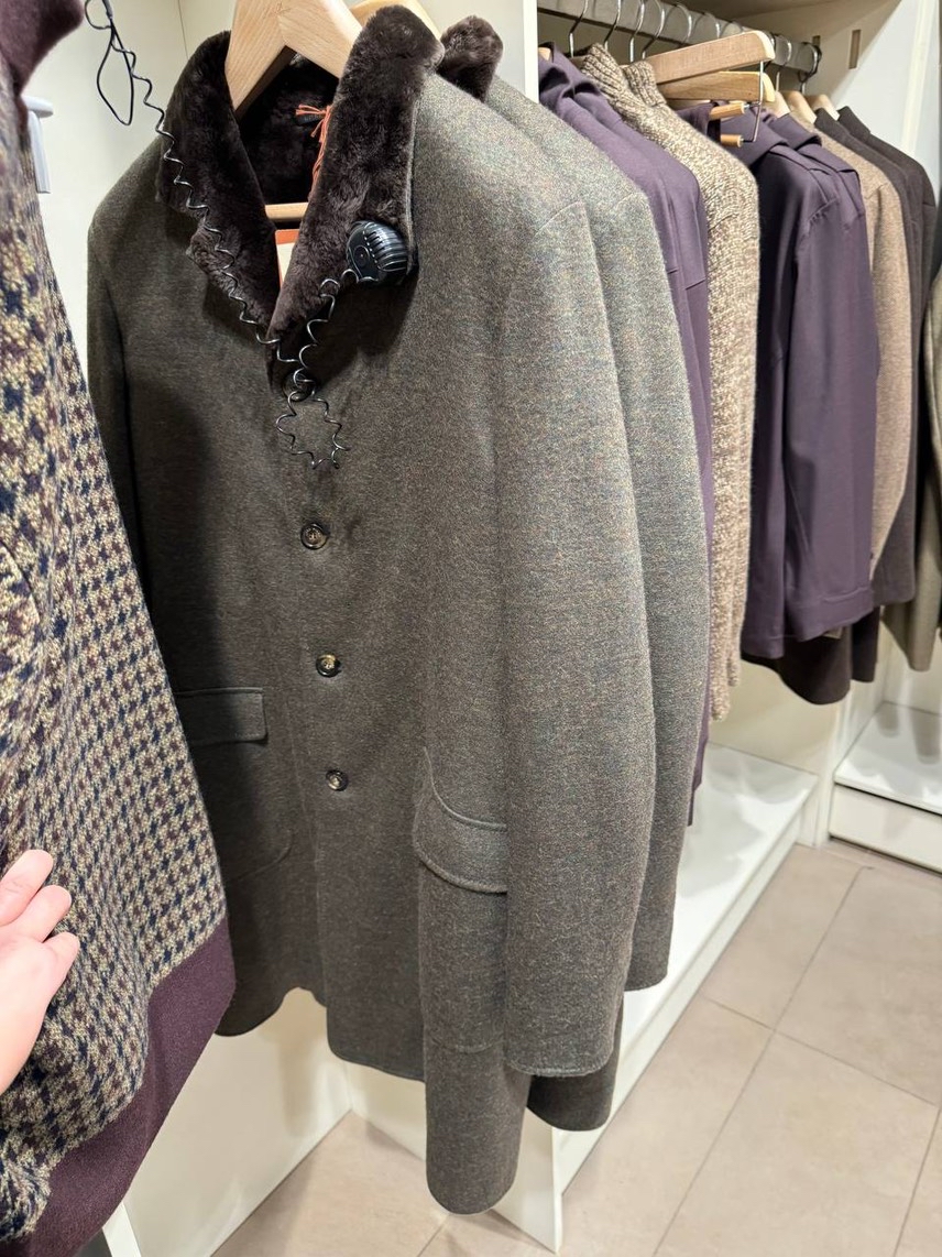 LORO PIANA Coats side view - Men's luxury Clothes