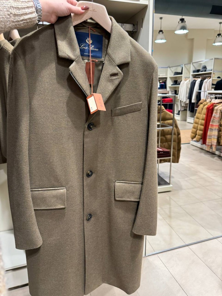 LORO PIANA Coats front view - Men's luxury Clothes