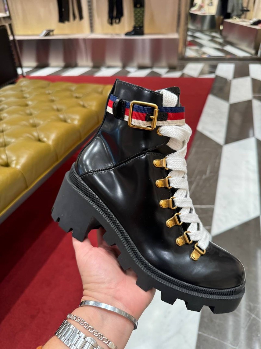 GUCCI Boots front view - Women's luxury Shoes