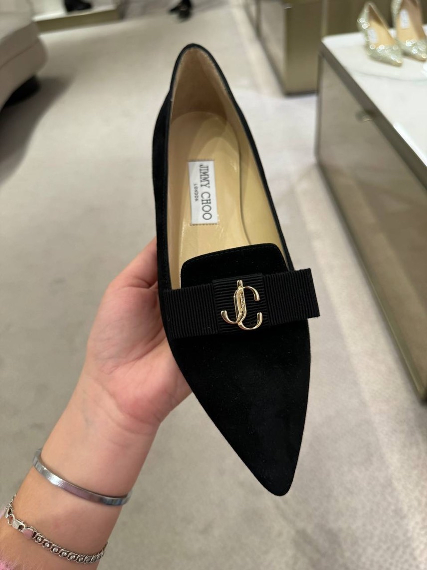 JIMMY CHOO Ballerinas side view - Women's luxury Shoes