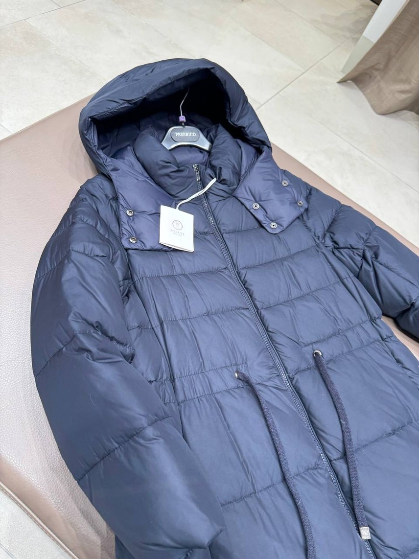 PESERICO Down jacket side view - Women's luxury Clothes
