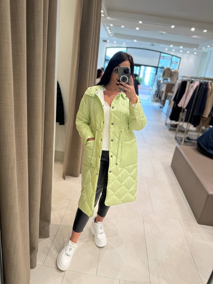 PESERICO Down jacket front view - Women's luxury Clothes