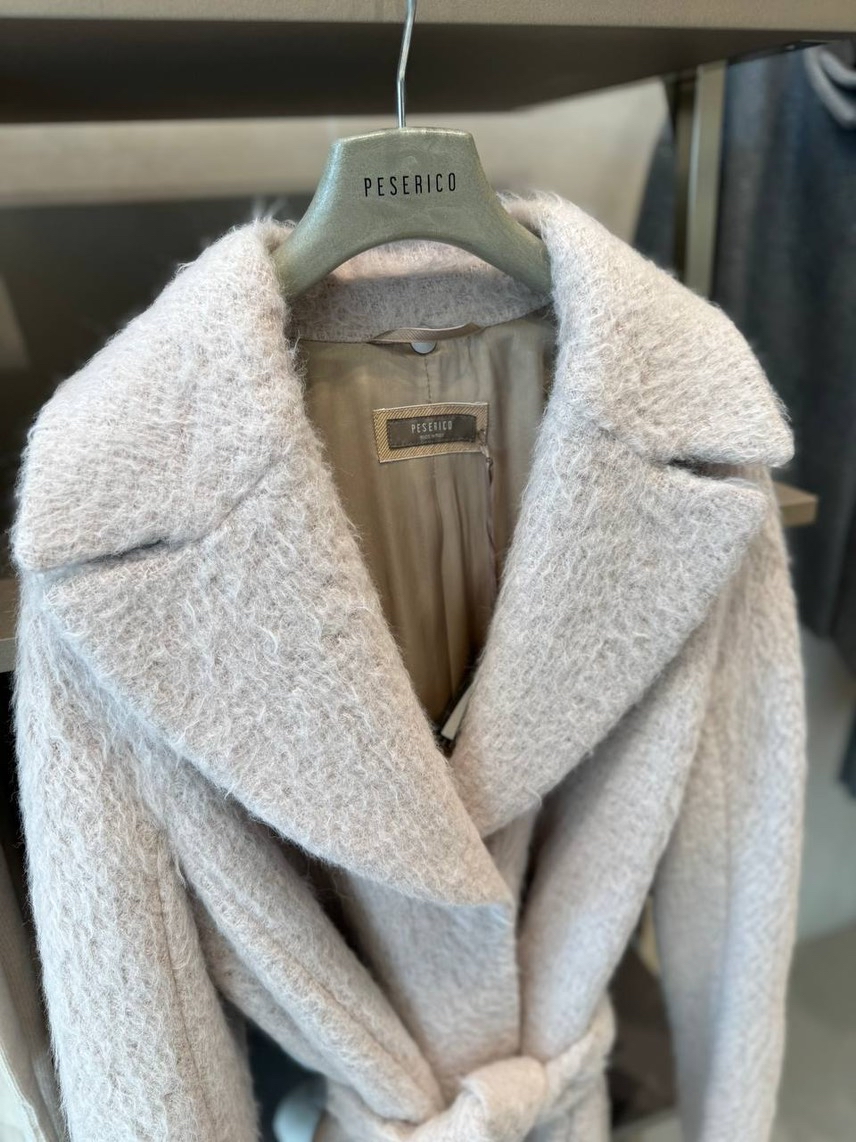 PESERICO Coats side view - Women's luxury Clothes