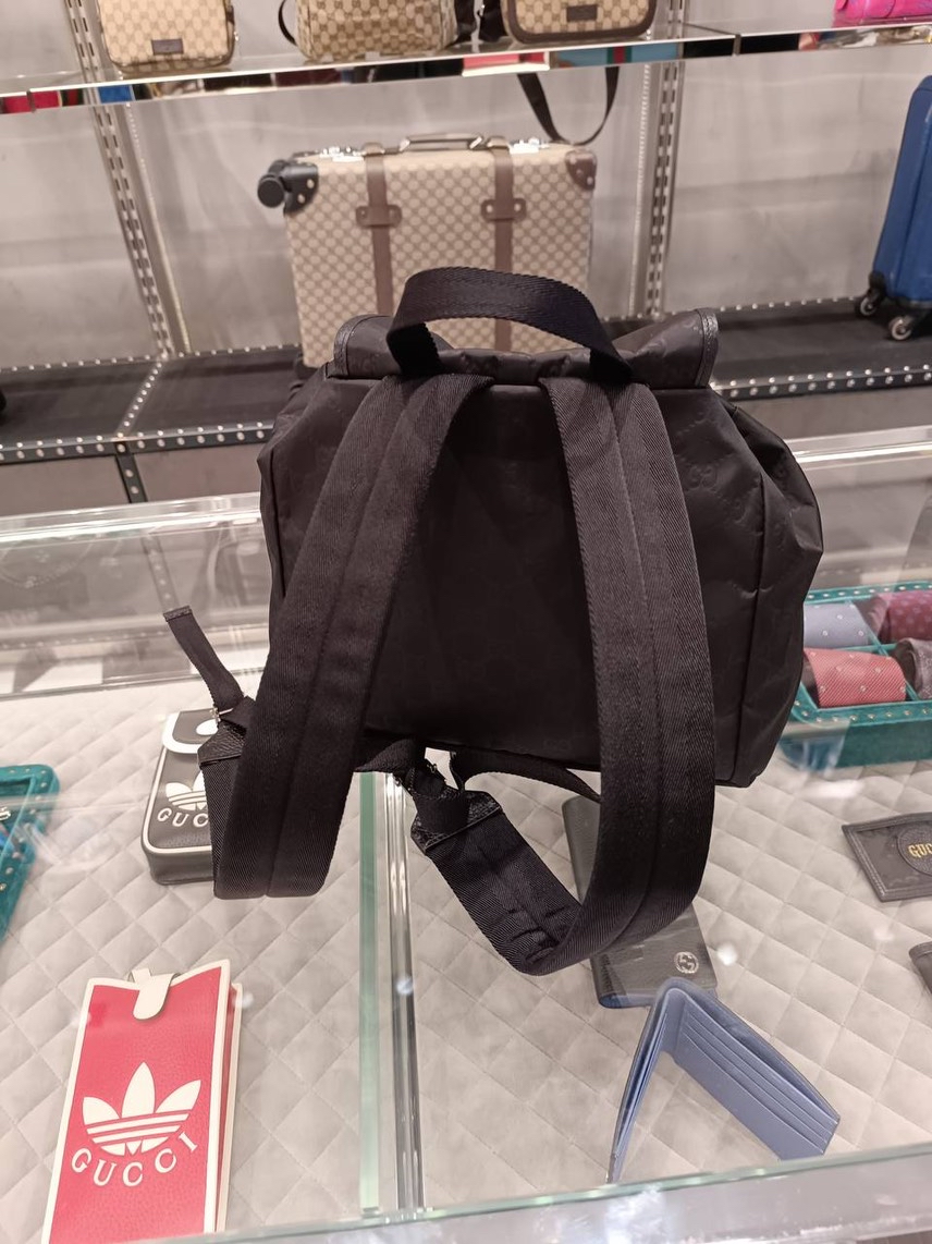GUCCI Backpack side view - Men's luxury Bags