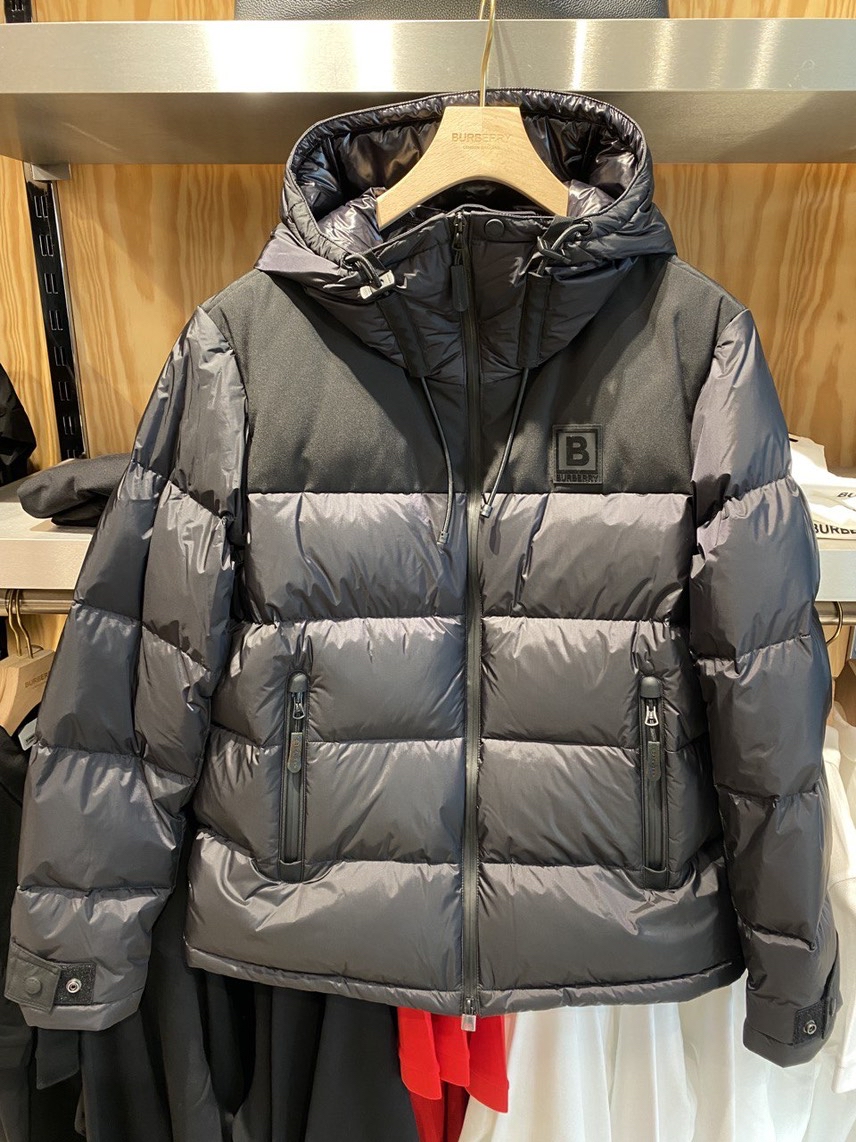 BURBERRY Down jacket front view - Men's luxury Clothes