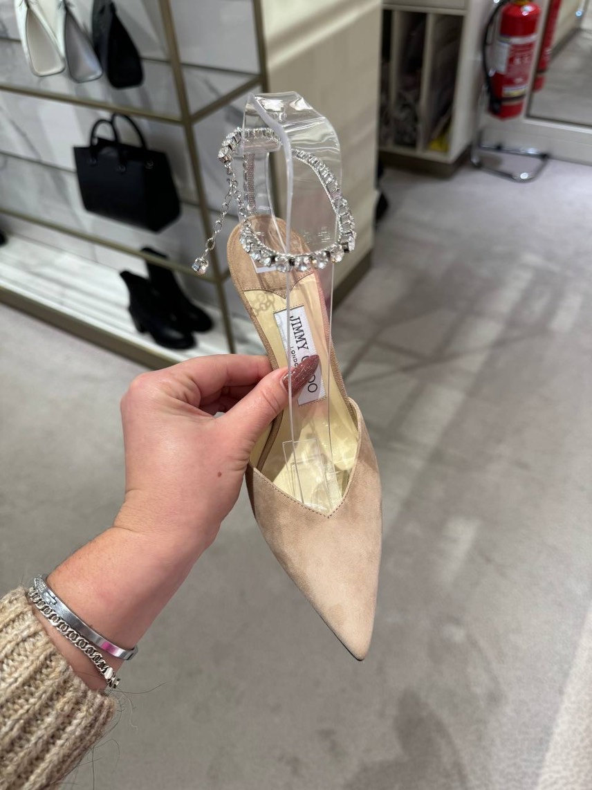 JIMMY CHOO Sandals side view - Women's luxury Shoes