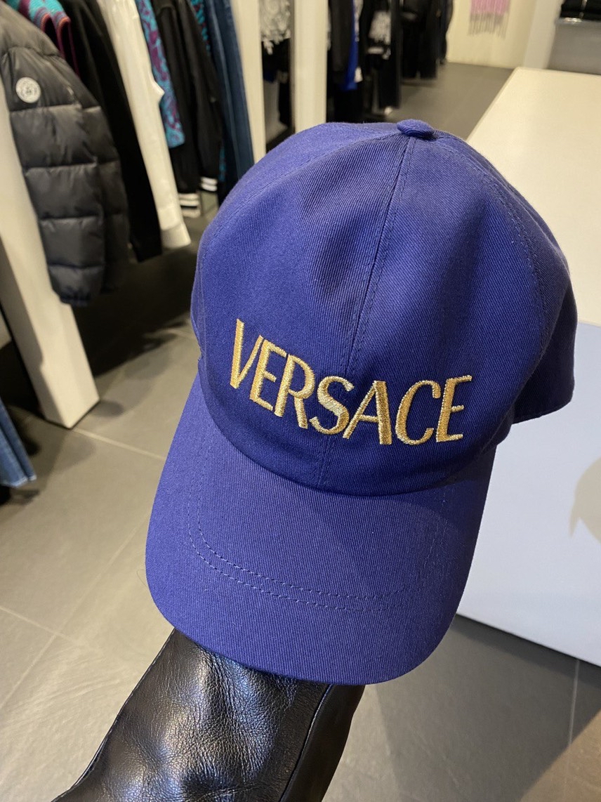 VERSACE Caps and Hats front view - unisex luxury Accessories