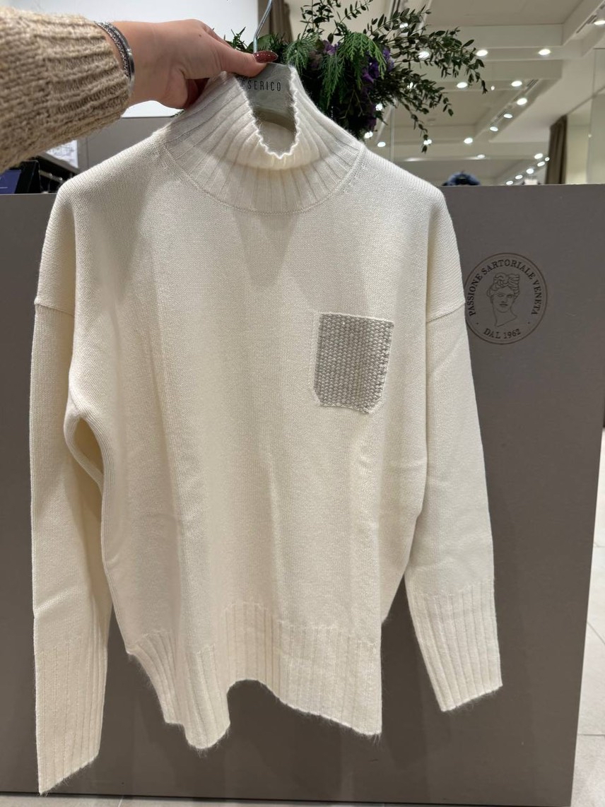 PESERICO Knitwear front view - Women's luxury Clothes
