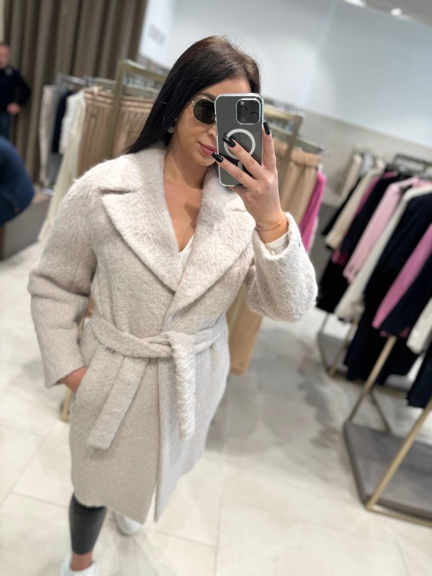 PESERICO Coats side view - Women's luxury Clothes
