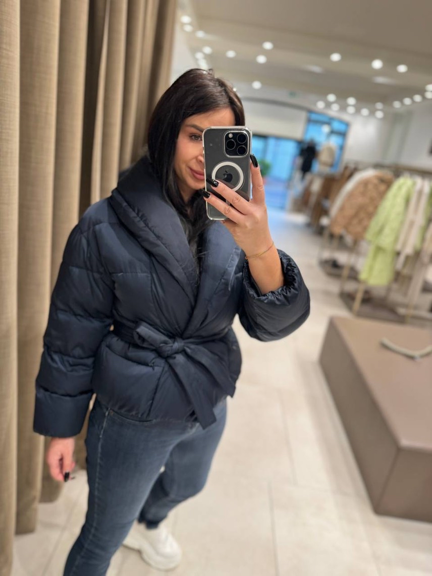 PESERICO Down jacket front view - Women's luxury Clothes