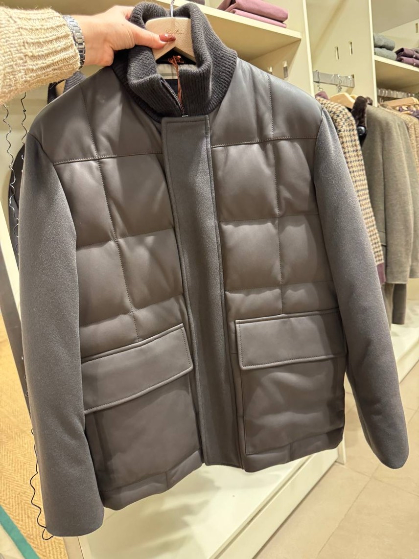 LORO PIANA Down jacket front view - Men's luxury Clothes