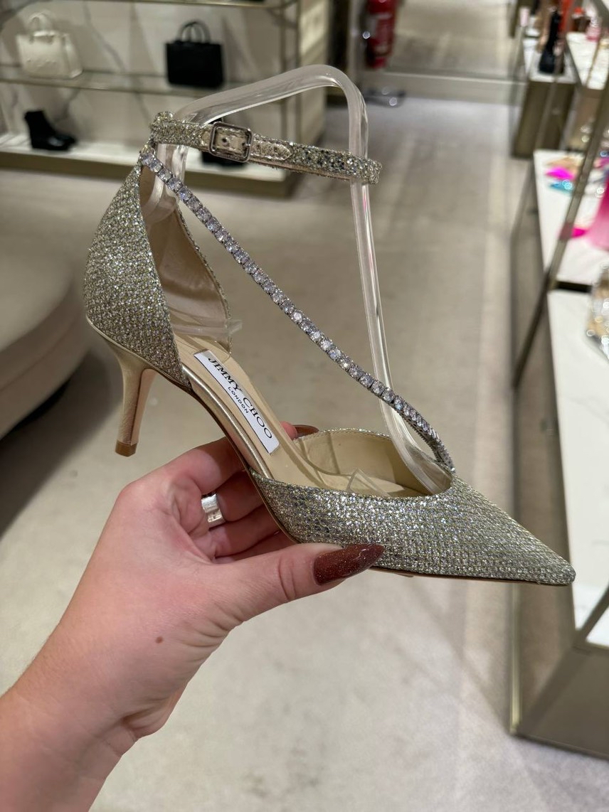 JIMMY CHOO Sandals side view - Women's luxury Shoes